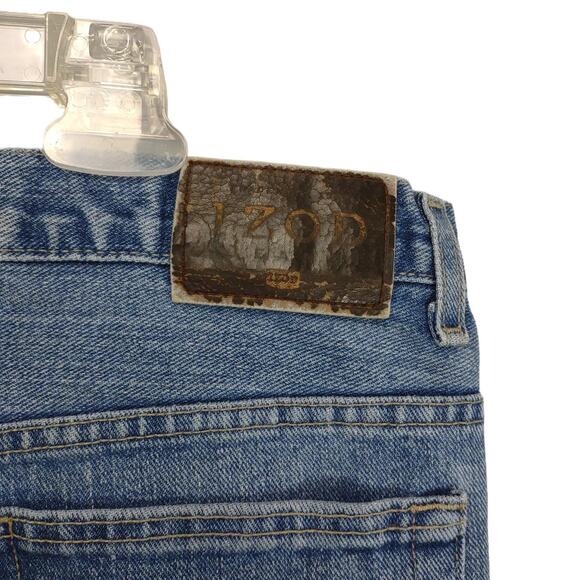 Vtg Y2K IZOD Men's 36x28 Baggy Relaxed Fit Straight Leg Jeans Grunge Denim Retro - Picture 6 of 6